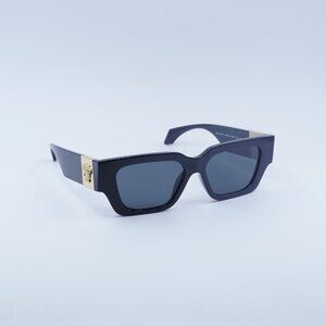 Versace VE4497U GB1/87 Sunglasses Black Square Frame, Grey Lenses